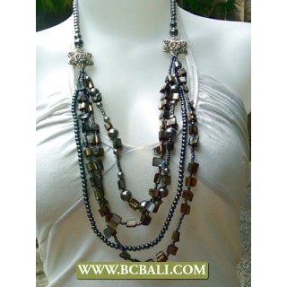 Bali Fashion Layered Beaded Necklace